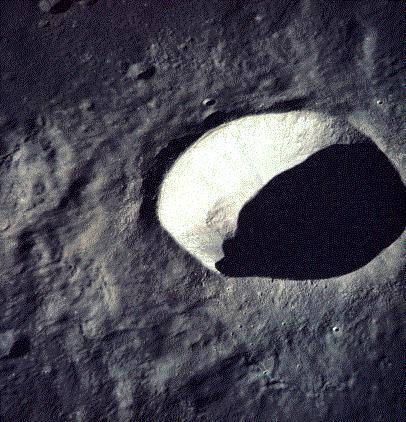 30 points!

An image of a crater on the moon is shown.
Which geometric shape does a crater most cl