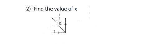 Find the value of x use your work