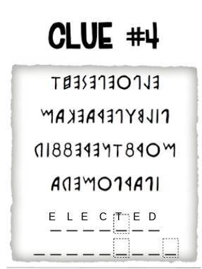 I need help with the second word for clue #4