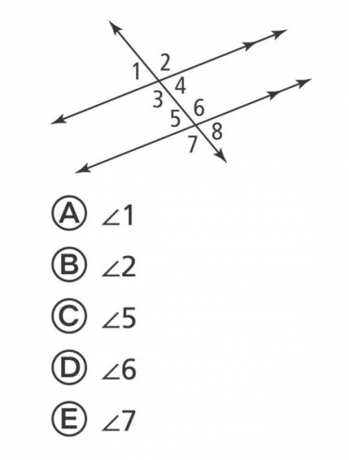 Which angles are supplementary to∠4? Select all that apply.