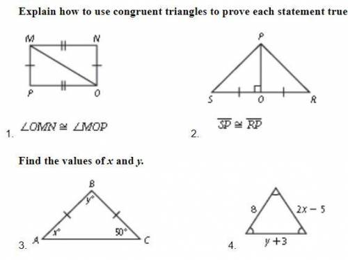 Need help on problems 1-2