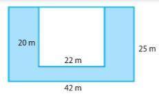 Find the Area of the shaded region. Round your answer to the nearest tenth.