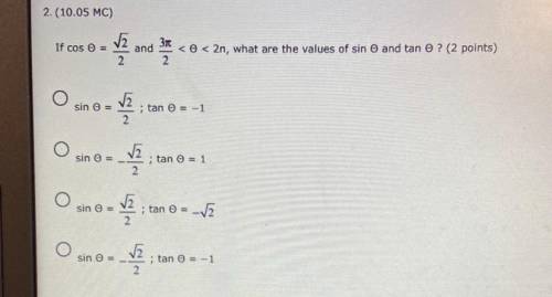 Please help i’m taking the test right now, there is a picture of the question. I will give brainlie
