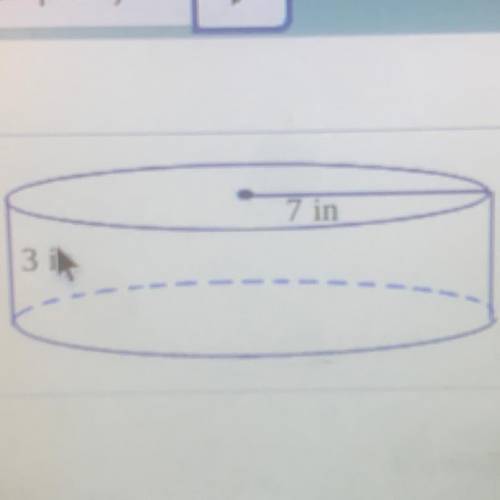 Find the lateral area of the cylinder. round to the nearest tenth