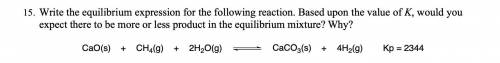 I need help with a kp = equation!!