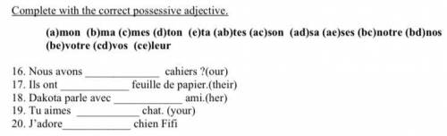 Can someone help me out with French