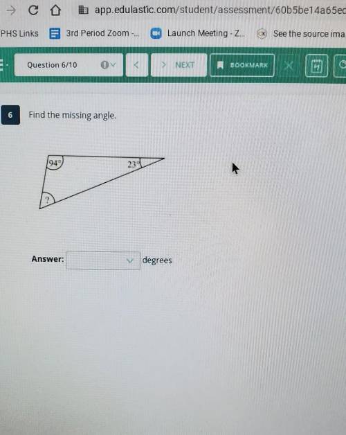 Can I get some help on this Question.​