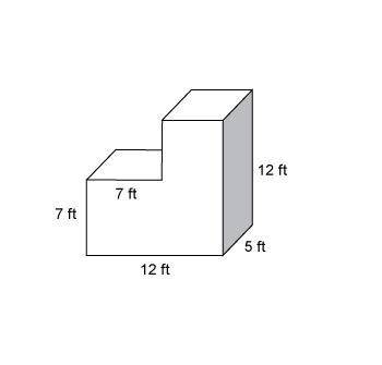What is the surface area of the figure?

408 ft²
458 ft²
545 ft²
720 ft²