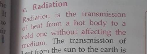 What is convection and radiation in short