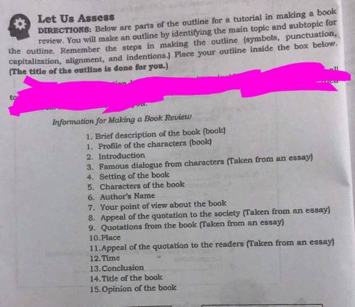 Read the instruction first and then answer.

Don't answer if u don't know.
I need help guys help m