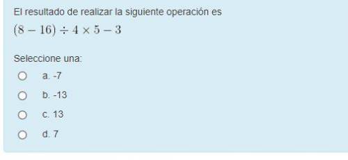 Cual es el resultado de esta operación?