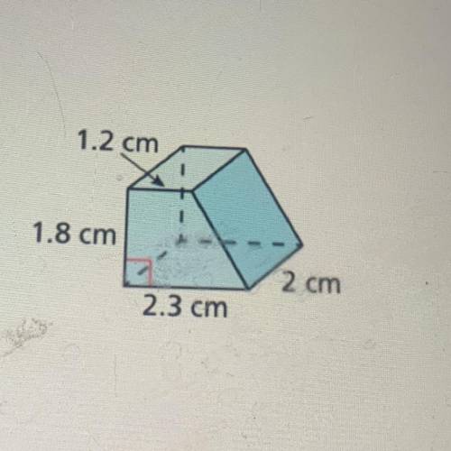 Find the volume of the prism or pyramid below