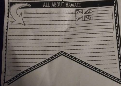 Y'all please help me with a essay about Hawaii ​
