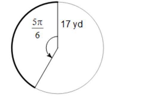 Find the length of the arc. Leave answer in terms of pi