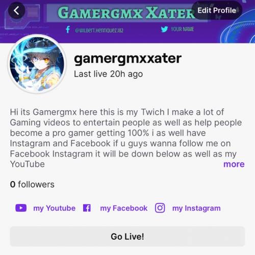 Can anyone please follow me on twitch