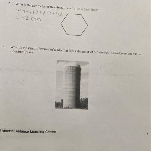 Question 3 math help please show work