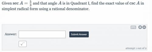 Find Trig Ratio Given Another