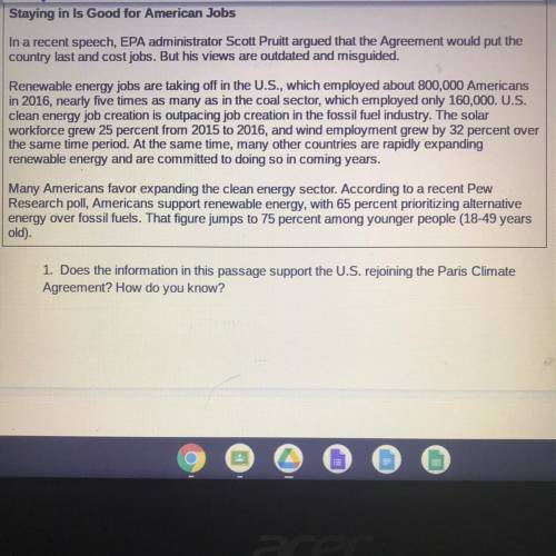 Please help with Paris Climate Agreement work