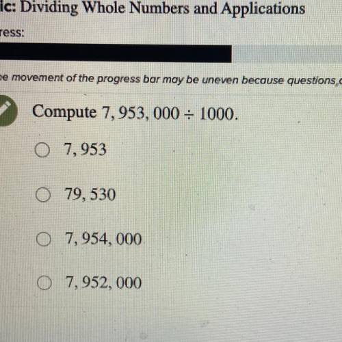 Compute 7,953,000 / 1000.
