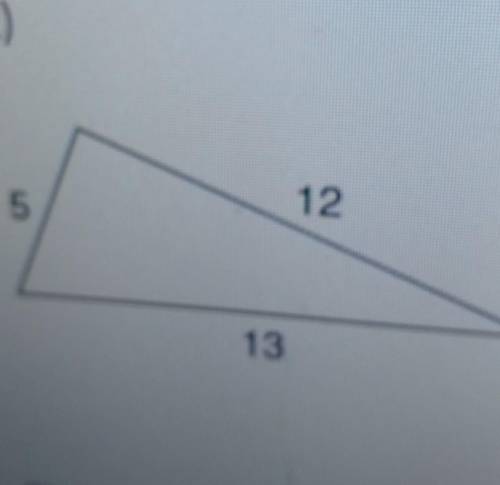 Do the following lengths form a right triangle?​