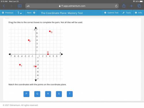 Drag the tiles to the correct boxes to complete the pairs. Not all tiles will be used.

Match the