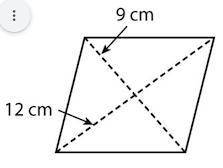 Find the area of the figure below (Do Not put the units in your answer)