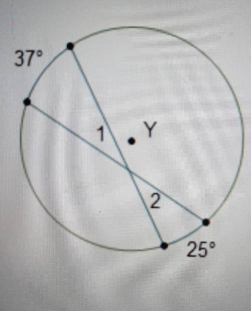In circle Y, what is m 1? A 6B 25C 31D 37