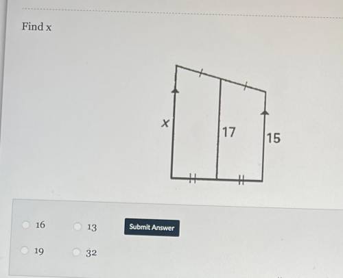 Find x
Help me please
I'll give you 13 points if it's correct