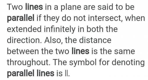 Properties of parallel lines