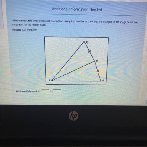 What the additional information fill in the blanks