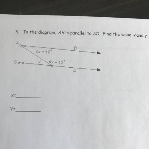 How do I find x and y?