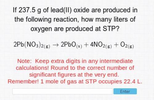I need help answering this question in relation to Stoichiometry volume-mass in my chemistry class.