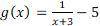 Which of the following statements is true of the function ? Question 2 options: A) g(x) can be grap