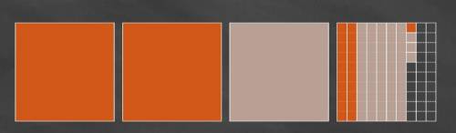 The Large square represents one whole.
3.74 - 1.53 = ?