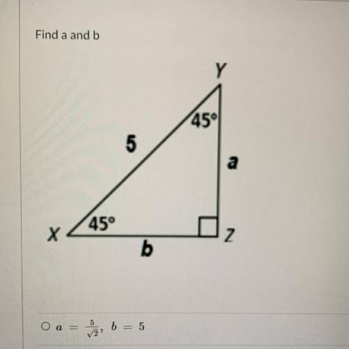 Find a and b. PLS HURRY!