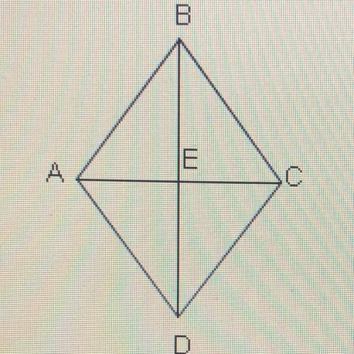 Figure ABCD is a rhombus, and m angleBAE = 9x + 2 and m angleBAD = 130°. Solve for x.

A. 3.4
B. 7