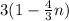 3(1-\frac{4}{3}n)