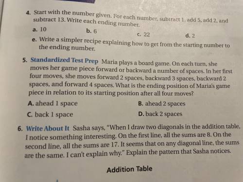 Need help with number 5 ASAP.