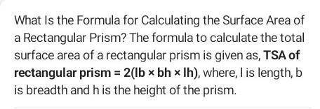 How to find the surface area of a triangular prism