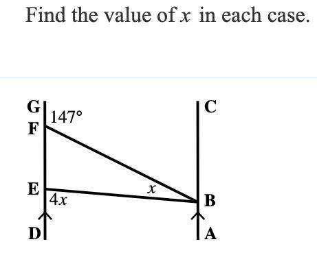 PLS HELP ME find value for x