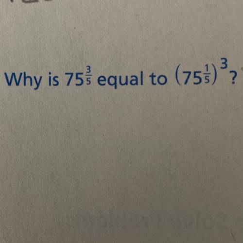Why is 75 3/5 equal to (75 1/5)^3