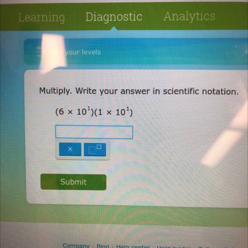 Multiply. Write your answer in scientific notation.