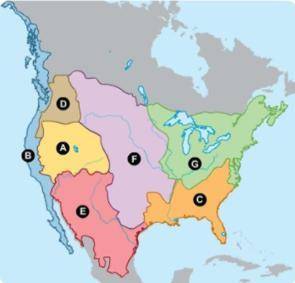 1.)
In which region did the Anasazi live?
A.
B.
C.
D.
E.
F.
G.