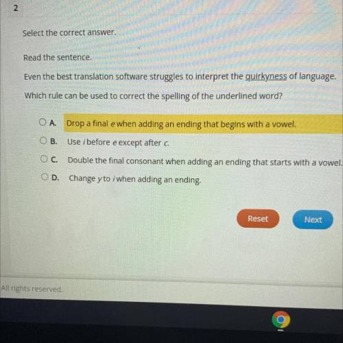 Select the correct answer! english plz help