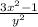 \frac{3x^2-1}{y^2}