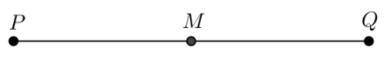 In the figure below, M is the midpoint of PQ. PM = 18 and MQ = 2x + 4. Solve for x. Can someone hel