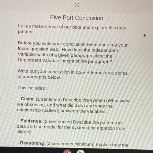 Paragraph lab conclusion desmos physics