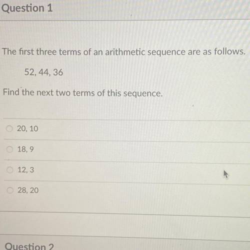 Find the next two terms of this sequence.please help.