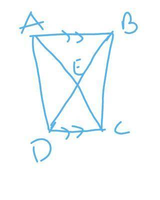 In the given figure, AB//DC, Prove that: ∆AED = ∆CEB.