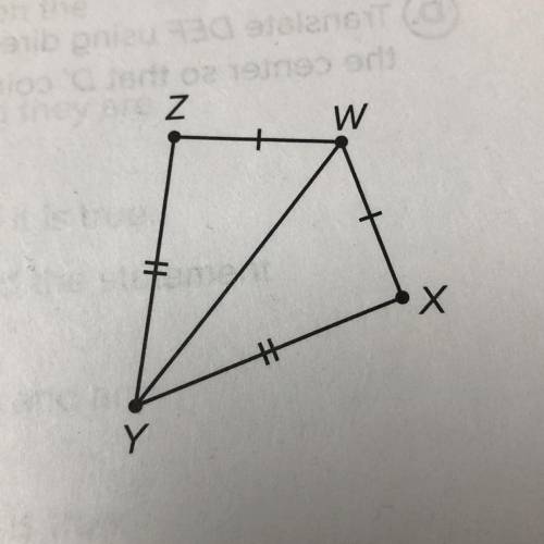 WXYZ is a kite. Angle WXY has a measure of 94 degrees

and angle ZWX has a measure of 112 degrees.